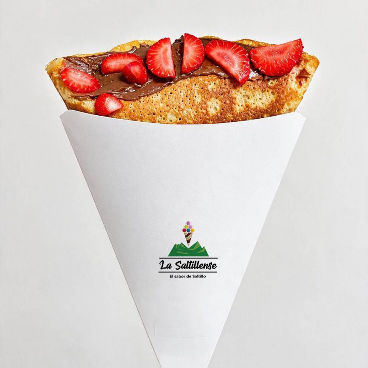 Crepa de nutella y fresa