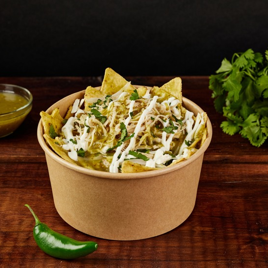 Chilaquiles Verdes con Pollo