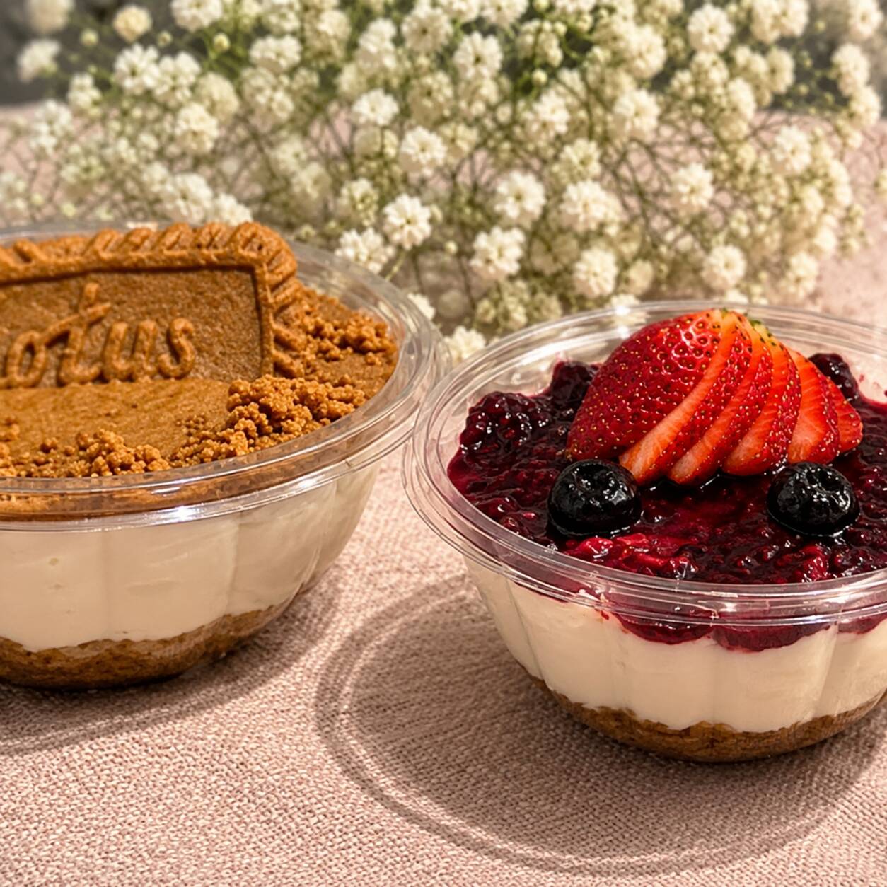 Individual super cremoso, leve 2 cheesecakes e aproveite 15% de desconto! Uma opção perfeita para dividir ou garantir sobremesa em dobro. 😍