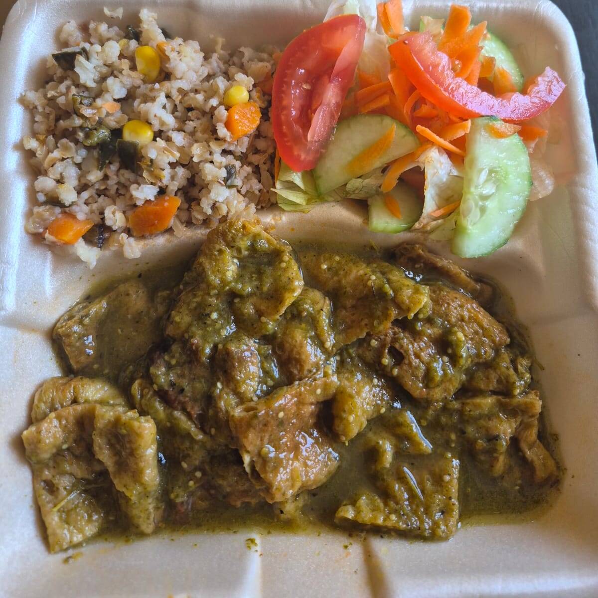 Chicharron en Salsa Verde (vegetariano)