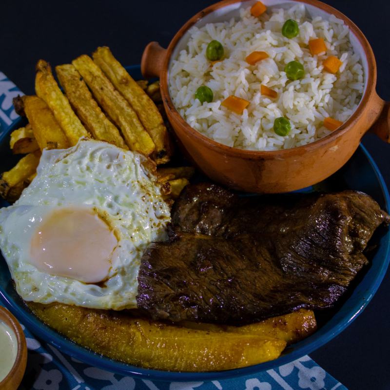 Lomo Saltado a lo Pobre al Wok