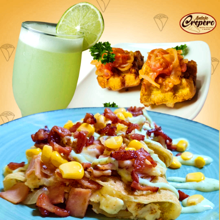 Combo Pollo Tocineta + Patacones + Limonada