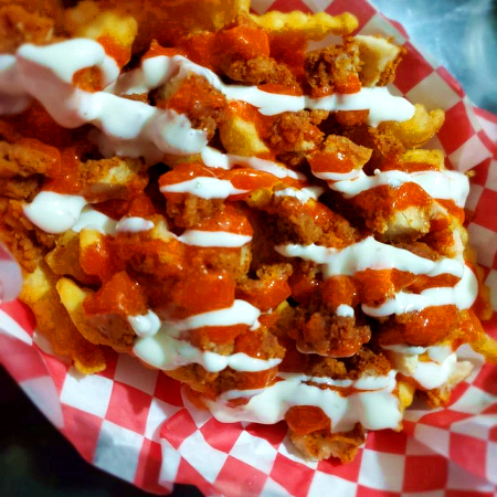 Boneless con Papas Doble