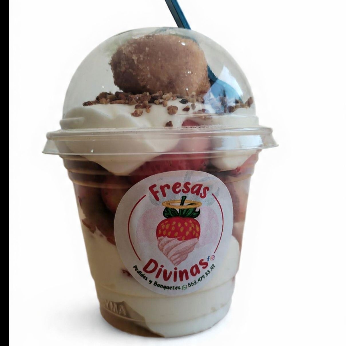 Fresas con Crema Grandes