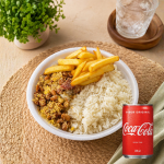 Está incluso: Arroz, Tropeiro + batata frita crocante | Tamanho P | Refrigerante 200ml