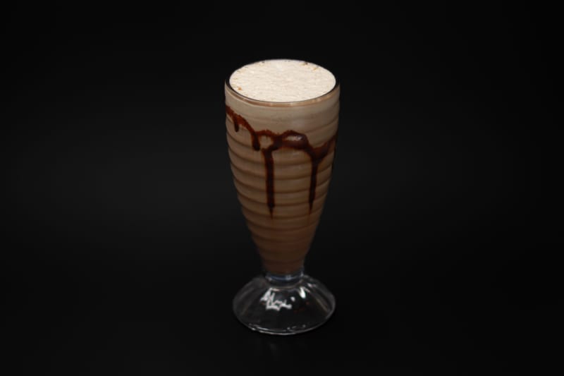 Malteada sencilla de fresa.