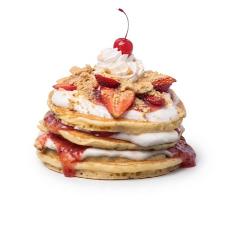 Pancakes Fresas con Crema