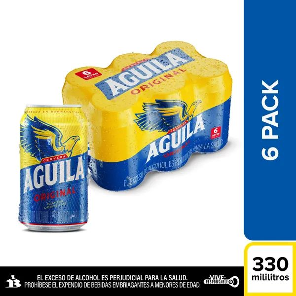 AGUILA Cerveza Clásica en Lata