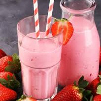 Jugo de Fresa con Leche 1/2 Litro