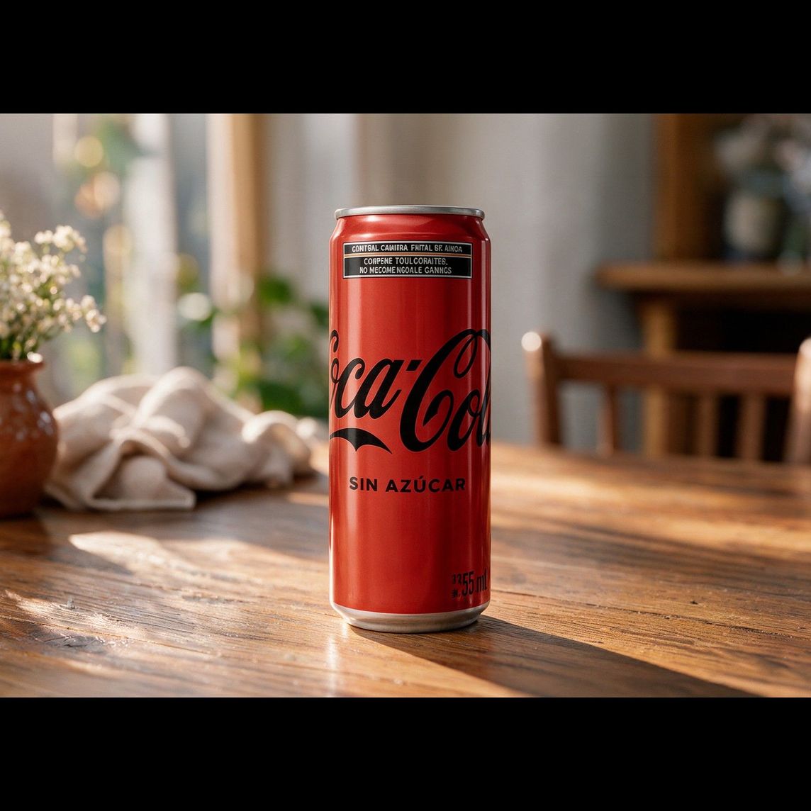 Coca-Cola sin azúcar lata