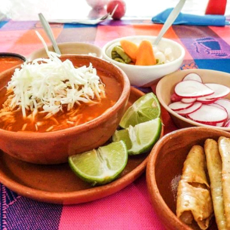 Combo Pozole + Tacos Carne