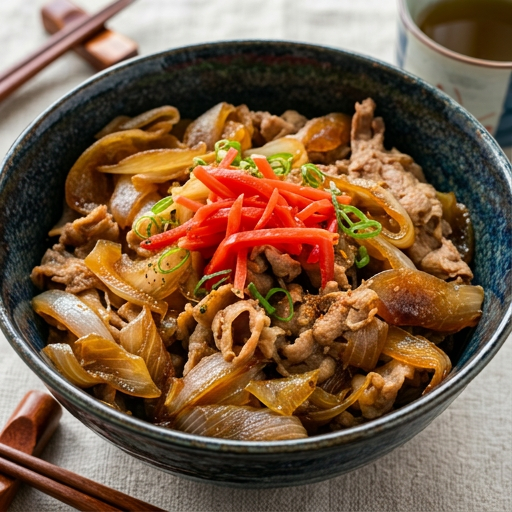 Apresentamos o Gyudon, uma das refeições mais icônicas e reverenciadas do Japão, agora estrela em nosso cardápio. Este prato único e representativo da região possui uma harmoniosa mescla de tenros pedaços de carne bovina da raça Angus, fatiados com precisão e delicadeza, com cebolas suavemente refogadas. Tudo é meticulosamente cozido em um molho irresistível à base de shoyu, Mirin e uma seleção cuidadosa de especiarias, proporcionando um sabor inigualável que preserva a tradição com um toque caseiro. Servido sobre uma cama de Gohan, arroz japonês autêntico, e finalizado com beni-shouga, um gengibre vermelho vibrante, este prato promete uma experiência gastronômica memorável.