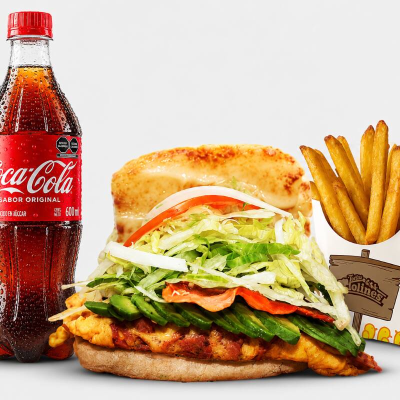Combo Torta Omelette con Jamón