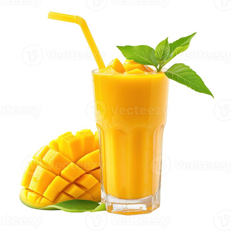 Suco 500ml natural da fruta - Manga batido na hora com água e açúcar moderado