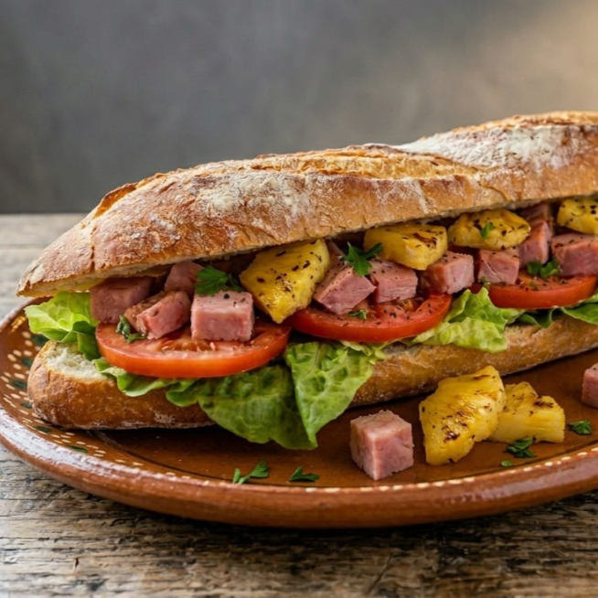 baguette hawaiano