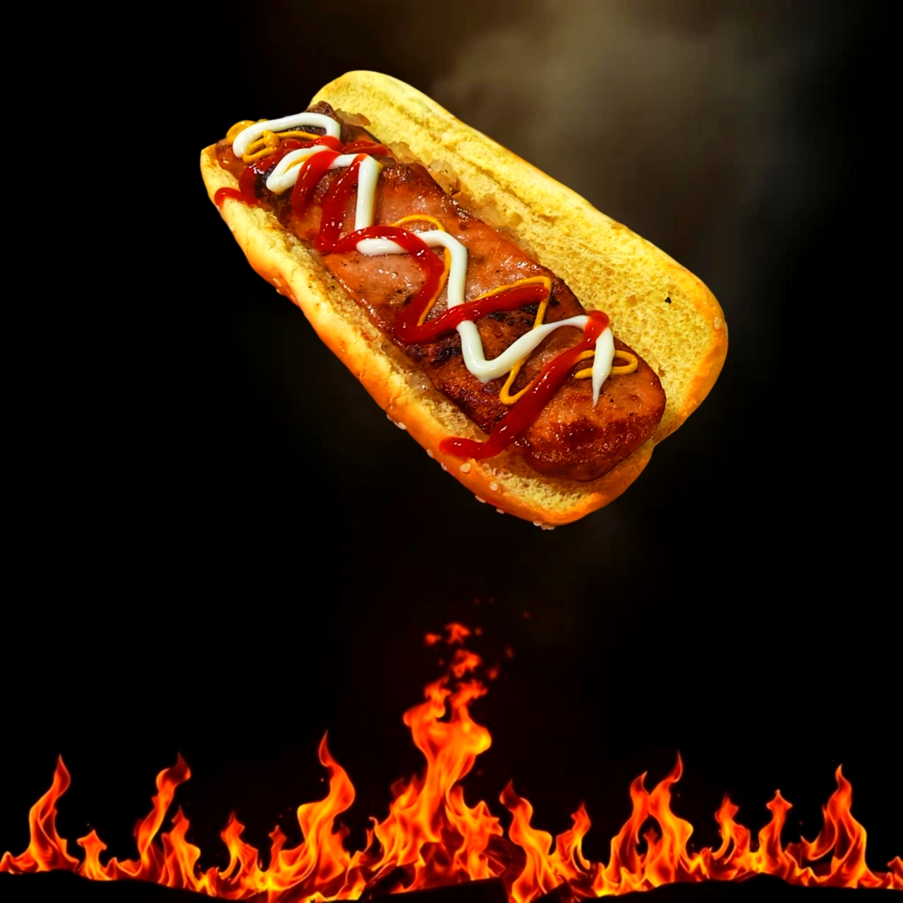 Hot Dog con Tocino