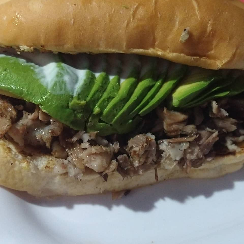 Torta de arrachera