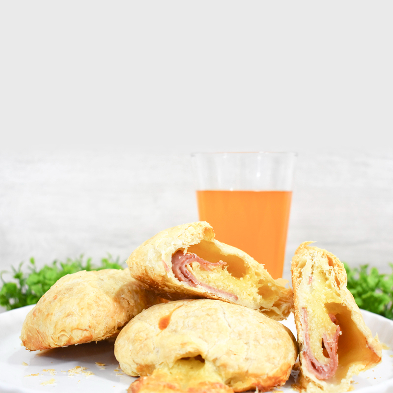 Pastel de Jamon y Queso X Und