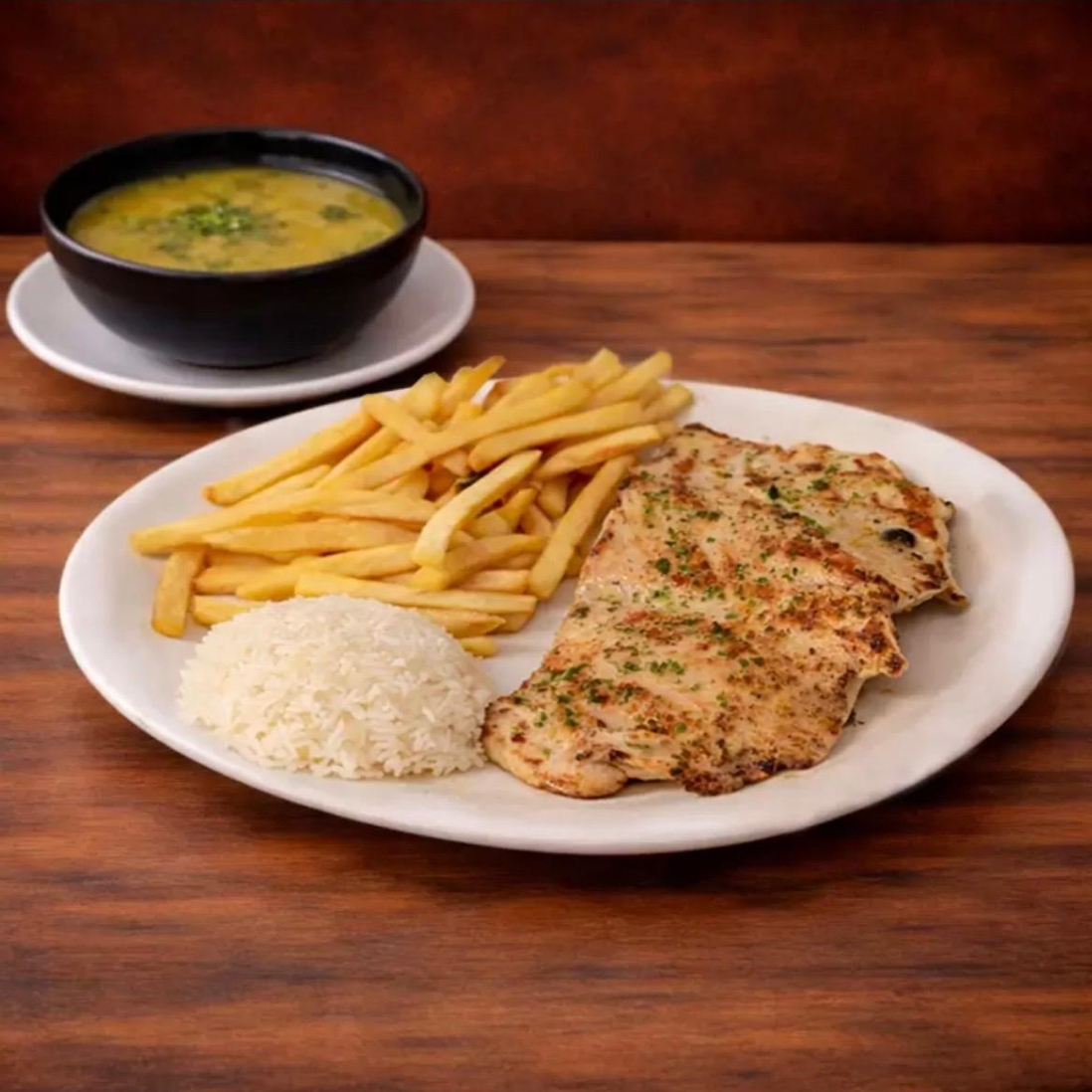 Vaquerito Pechuga con Papas Francesas