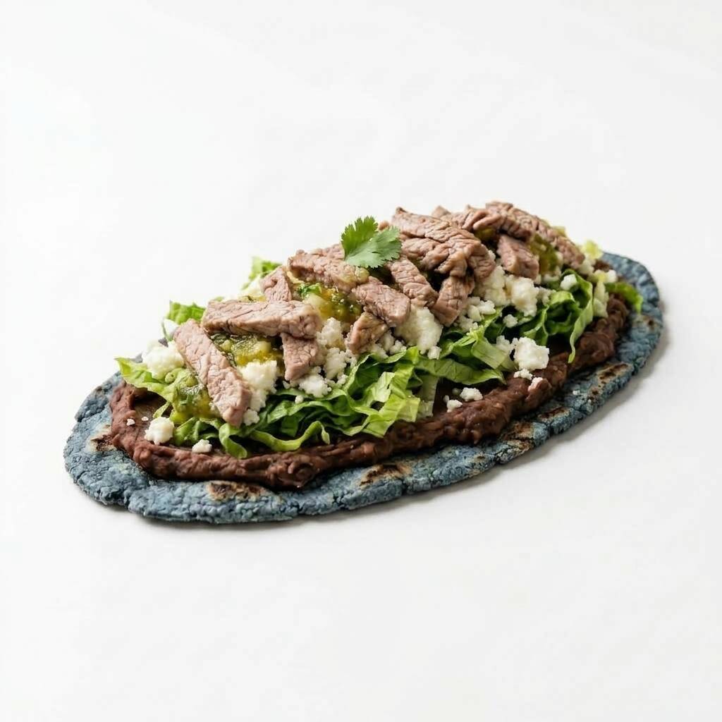 Huarache Con Bistec