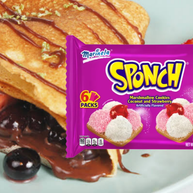 Megacrepa de Fruta fruta con Sponch