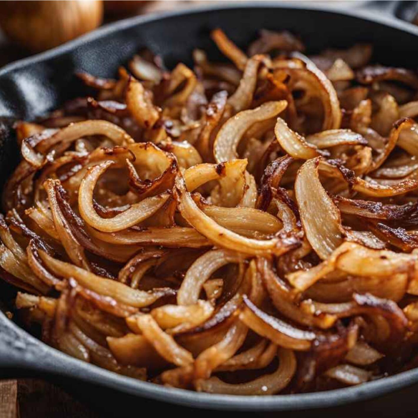 Cebolla Caramelisada con Champiñones