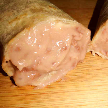 BURRITO FRIJOLES CON QUESO