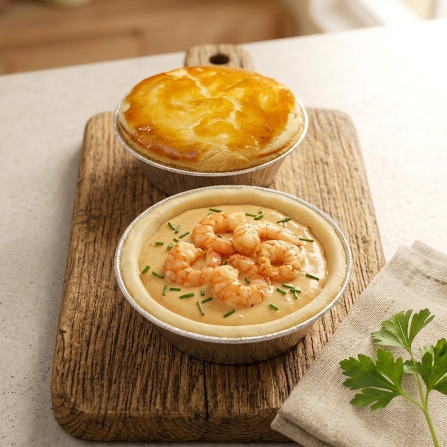Empada Cremosa de Camarão 🦐🥥
Massa amanteigada e delicada, recheada com um creme de camarão irresistivelmente cremoso, preparado com leite de coco, camarão e filé de camarão, trazendo sabor marcante, textura cremosa e aquele toque especial que faz cada mordida valer a pena. ✨
Uma combinação cremosa e saborosa para quem ama frutos do mar!