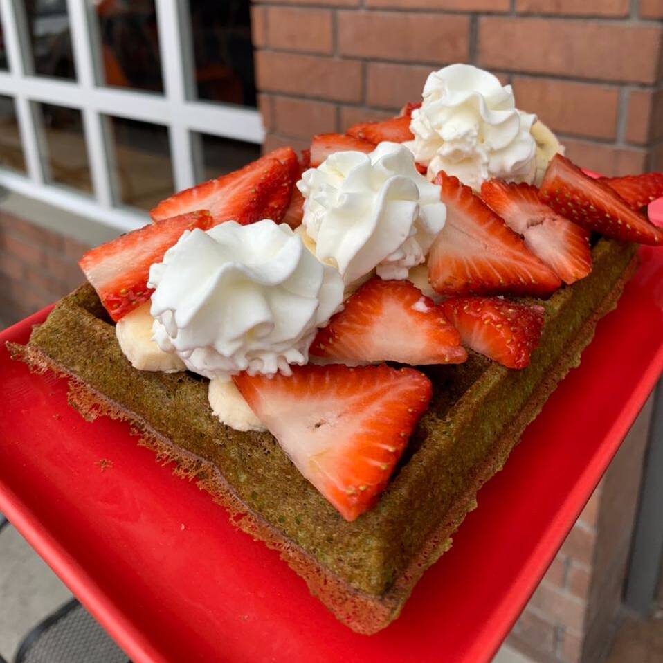 Waffle Bruselas Matcha