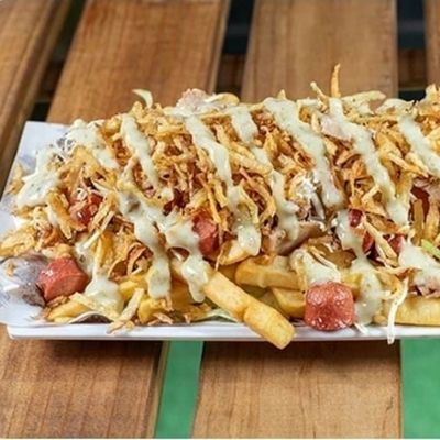 Salchipapas Sencilla