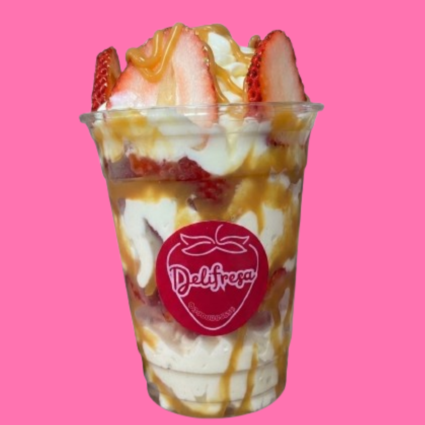 FRESAS CON CREMA 12ONZ