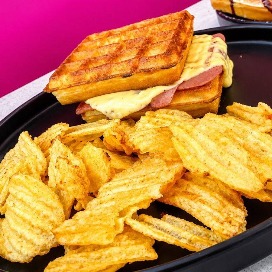 Waffle Manchego