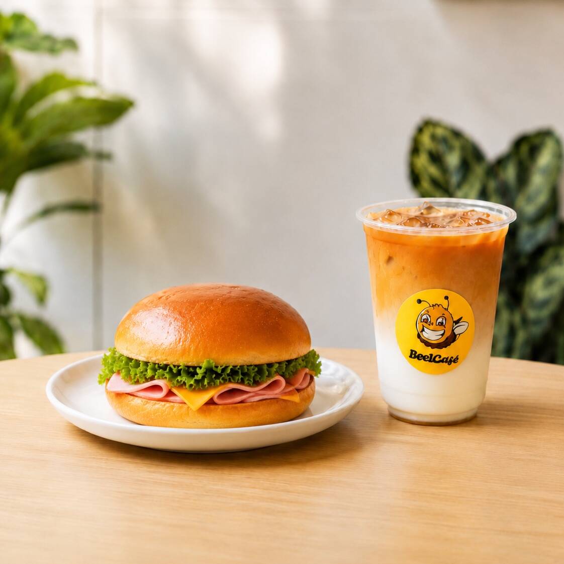 Sandwich Clasico + Iced Latte