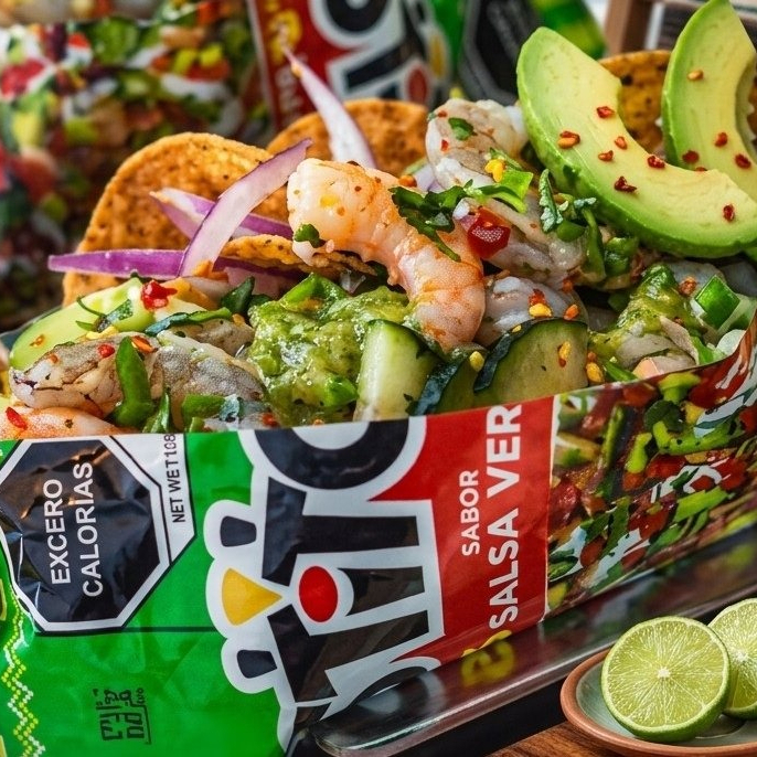 Tostito de Aguachile Negro