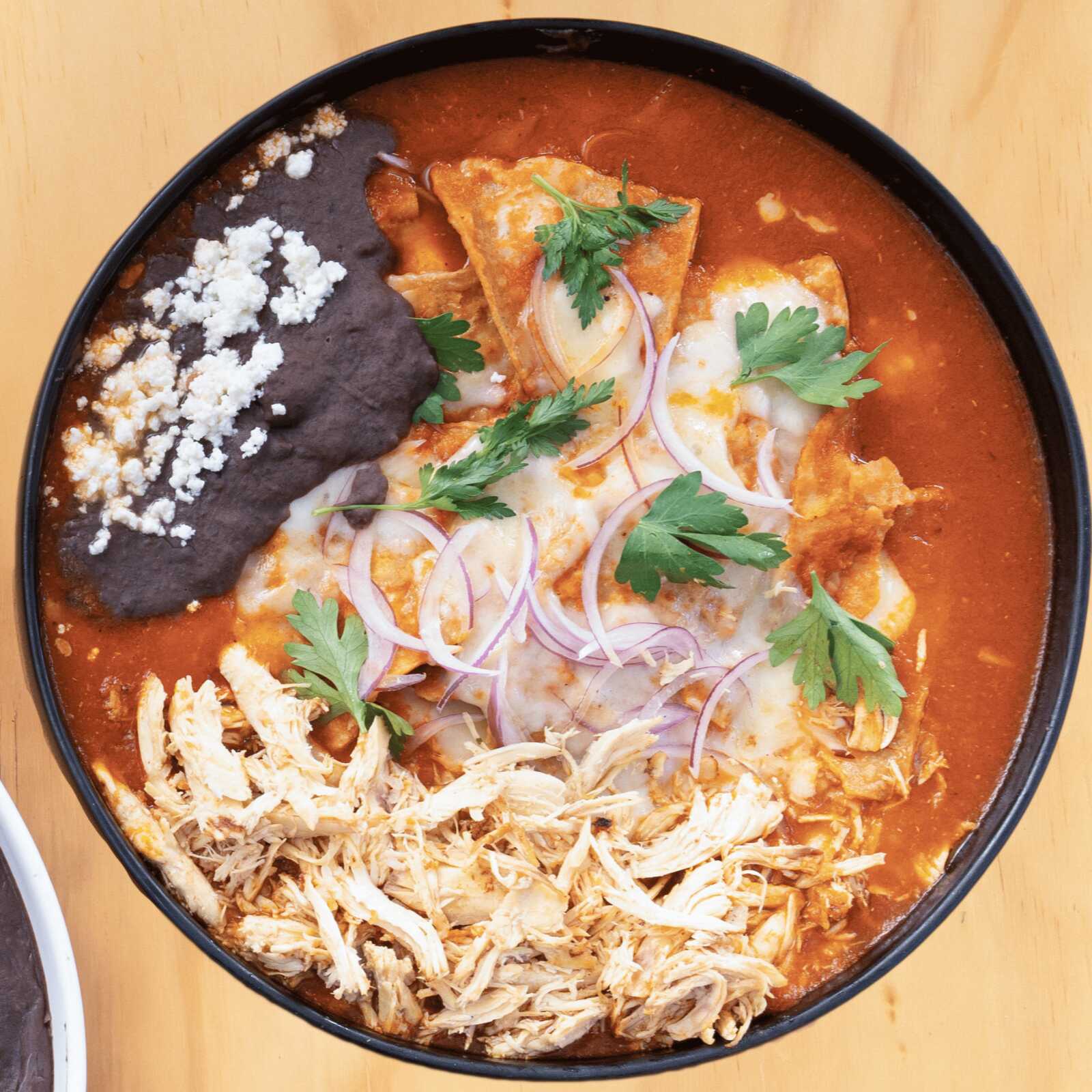 Chilaquiles con Pollo