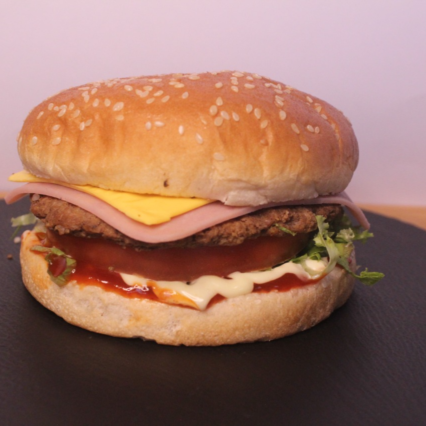 Hamburguesa Jamón y Queso
