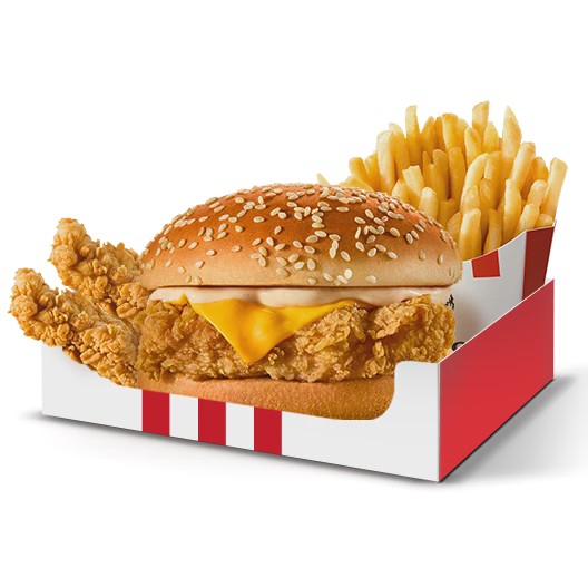 Crunch Coronel + Batata Média + 2 Tiras de Frango