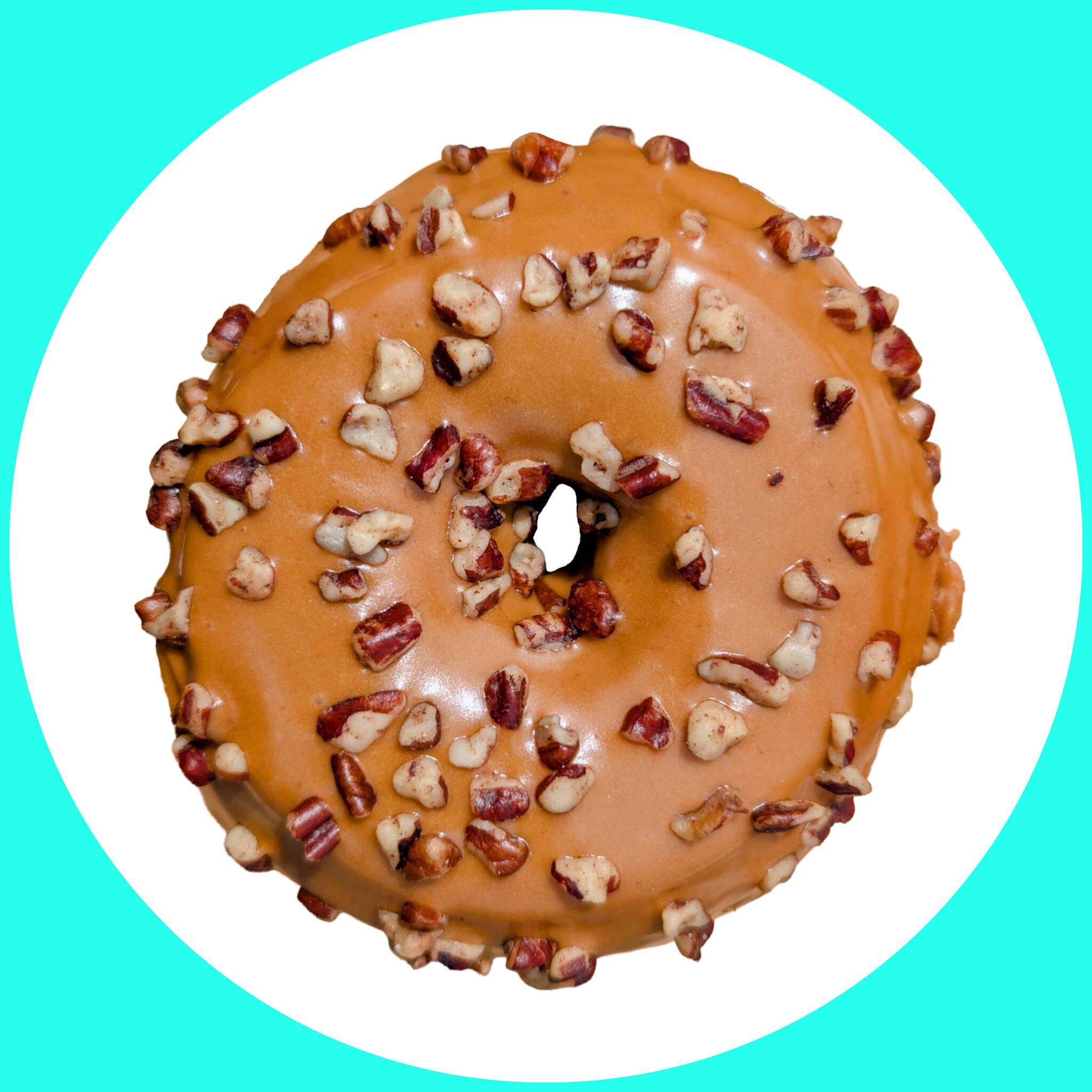 Dona maple con nuez