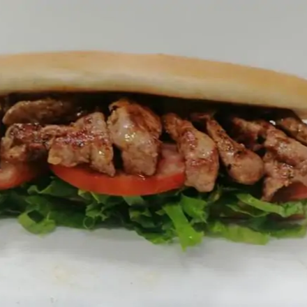 Sándwich con Fajitas de Lomo