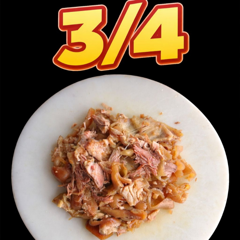 3/4 De Carnitas