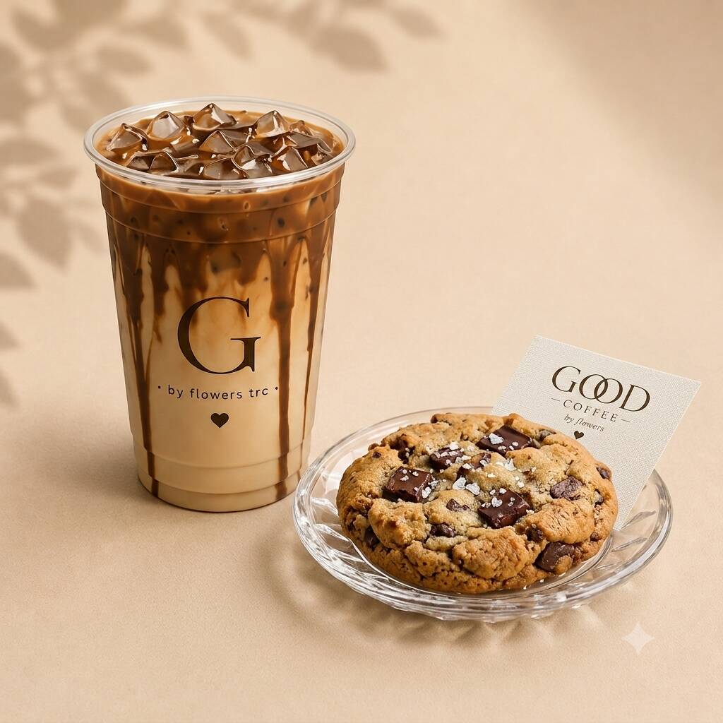 Combo Latte frío + Galleta chispas