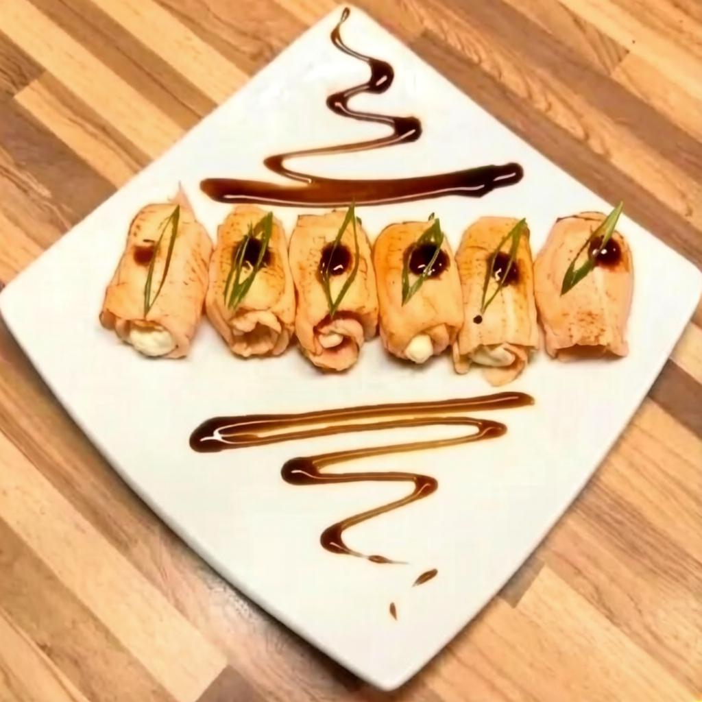 Salmão, cream cheese, camarão.