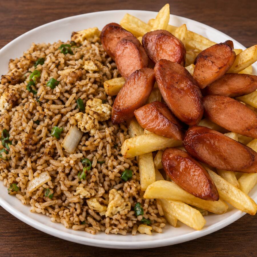 Salchipapa Oriental