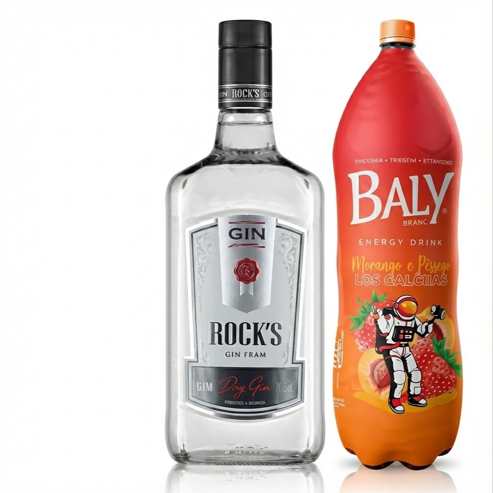 Copão de Gin com Energético (770ml) – Monte o Seu Descrição: A medida certa para quem busca sabor e refrescância. Servido no copo de 770ml com uma dose caprichada de Gin, gelo e completado com o energético de sua preferência. Tamanho: 770ml (Copo Cheio) Preparo: Feito na hora do envio para chegar gelado. Personalize: Escolha o sabor do energético e gelo nas opções abaixo.