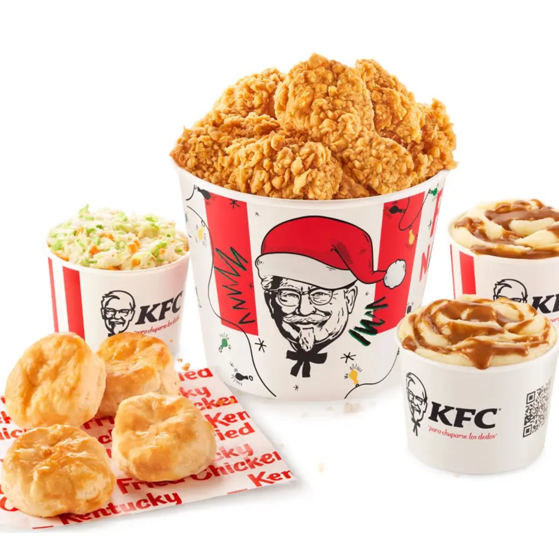 Bucket Navideño 18 Piezas