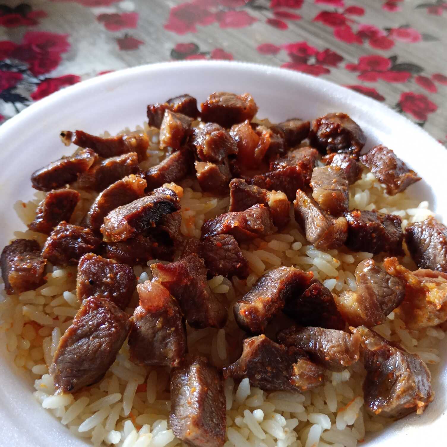 Recheada marmita de carne seca 😋