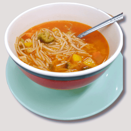 SOPA DE FIDEOS CON VERDURAS 350ml