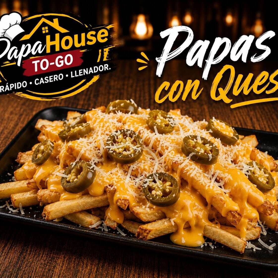 PAPAS CON QUESO
