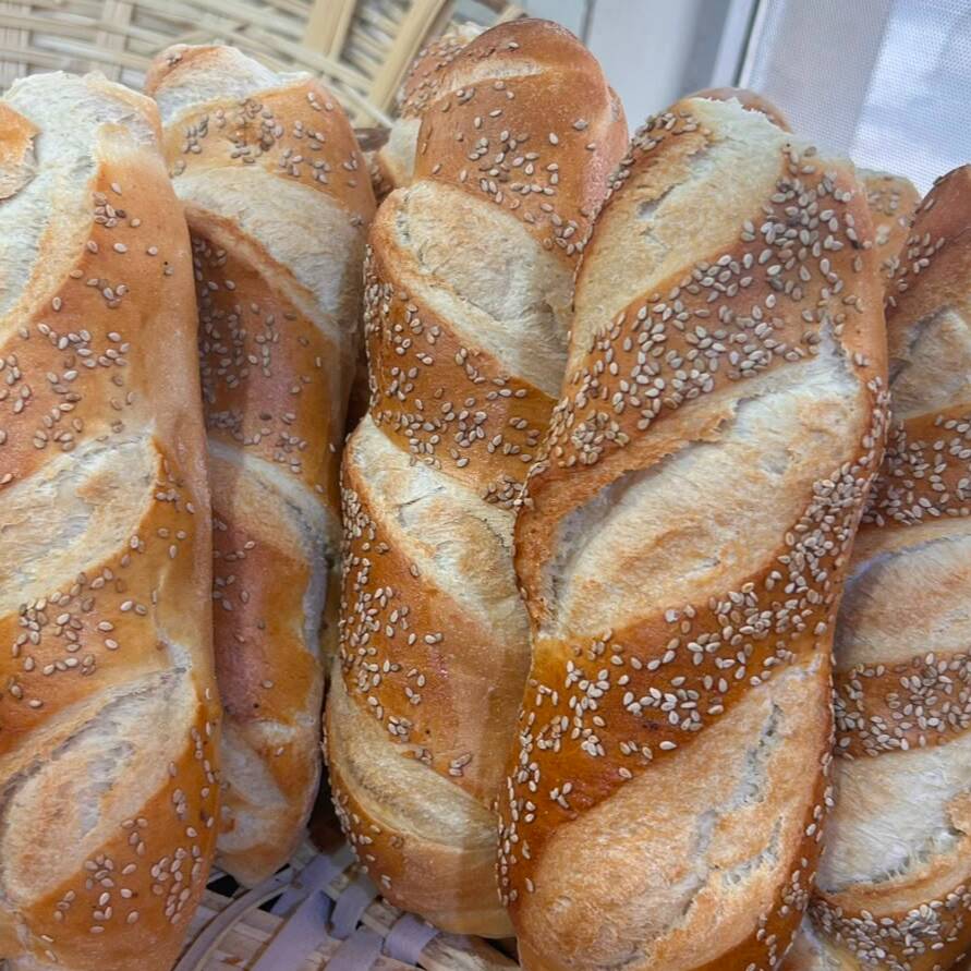 Baguete de ajonjoli chico