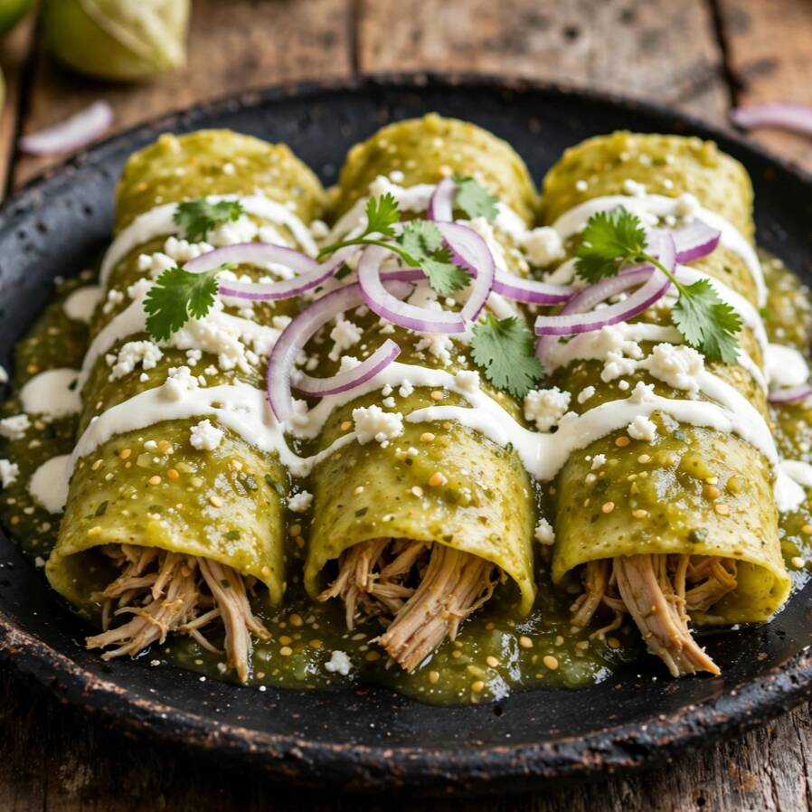 Enchiladas Verdes